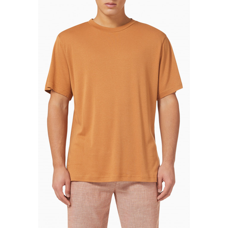 Frescobol Carioca - Dinis T-shirt in Linen and Tencel Blend