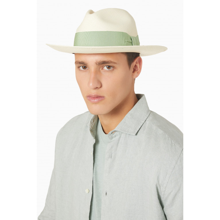 Frescobol Carioca - Rafael Wide Ribbon Panama Hat