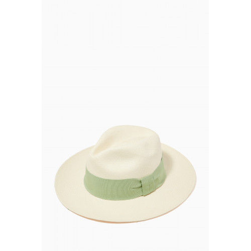 Frescobol Carioca - Rafael Wide Ribbon Panama Hat