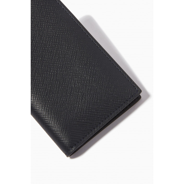 Smythson - Panama Folded Cardholder in Crossgrain Leather