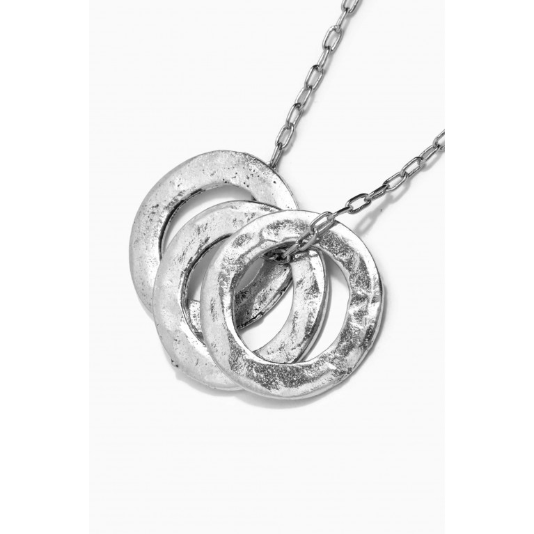 The Monotype - The Vincent Necklace in Silver Plating