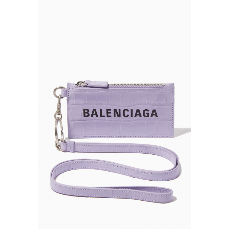 Balenciaga - Cash Card Keyring Case in Leather