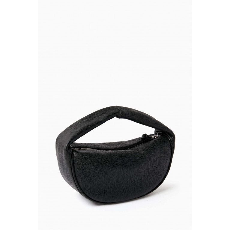 By Far - Baby Cush Top Handle Bag in Flat Grain Leather