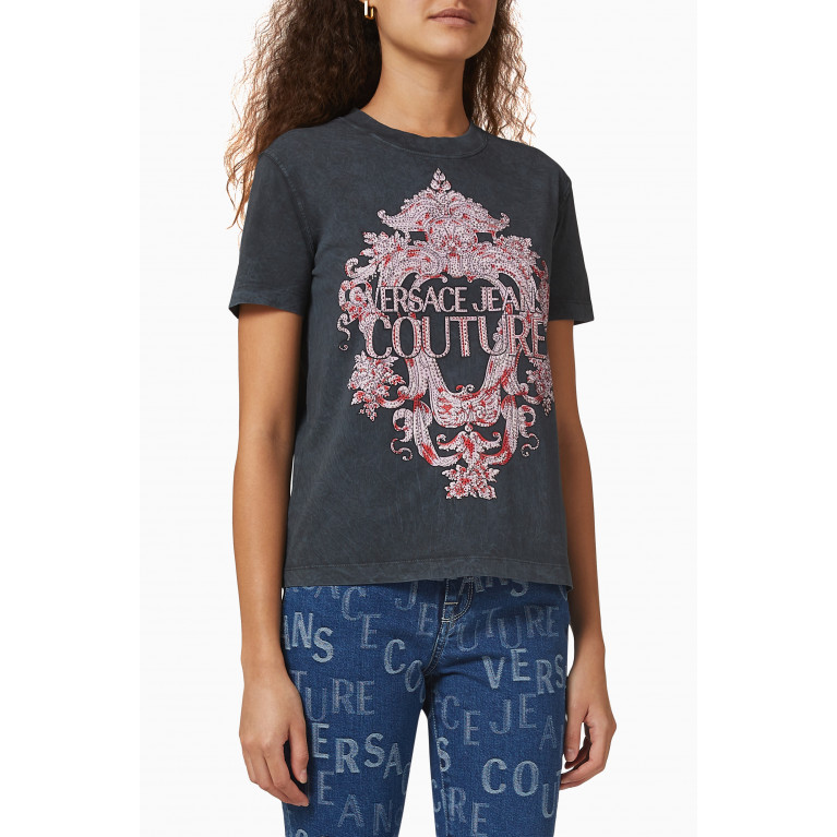 Versace Jeans Couture - Logo T-shirt in Cotton