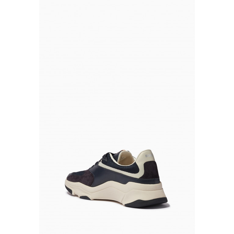 Boss - Asher Runn Sneakers in Smooth Leather & Suede