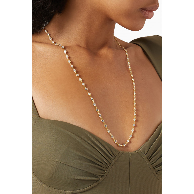 The Jewels Jar - Cora Necklace in 18kt Gold-plated Sterling Silver