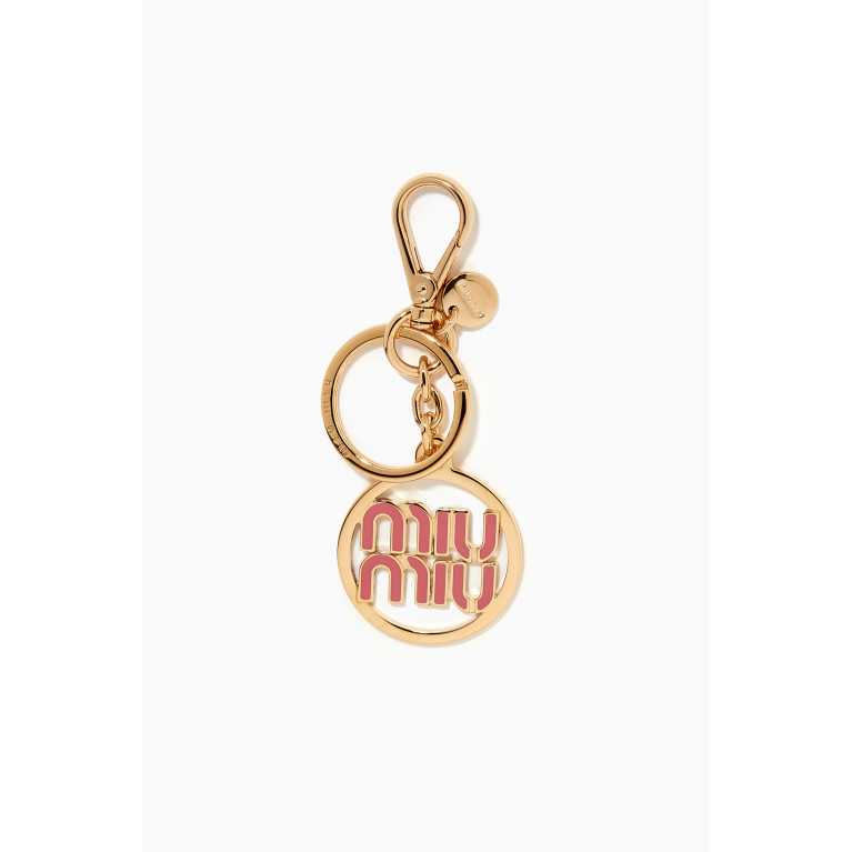 Miu Miu - Logo Key Ring in Metal