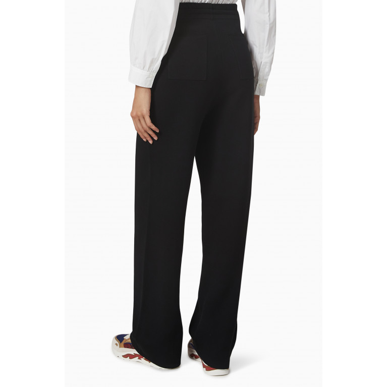 Sandro - Straight-leg Trousers in Cotton Jersey