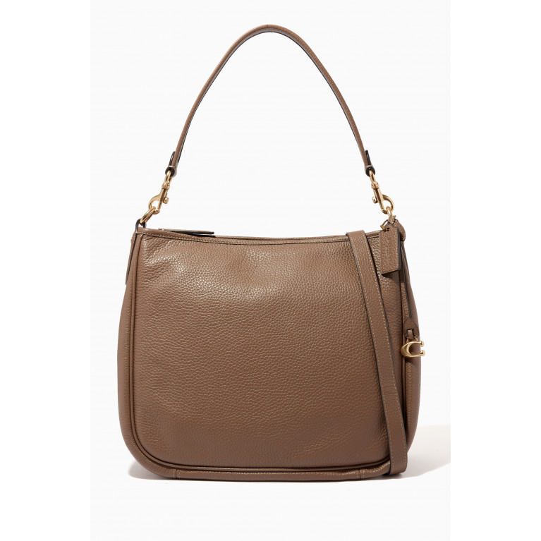 Coach - Cary Shoulder Bag in Pebbled Leather Brown