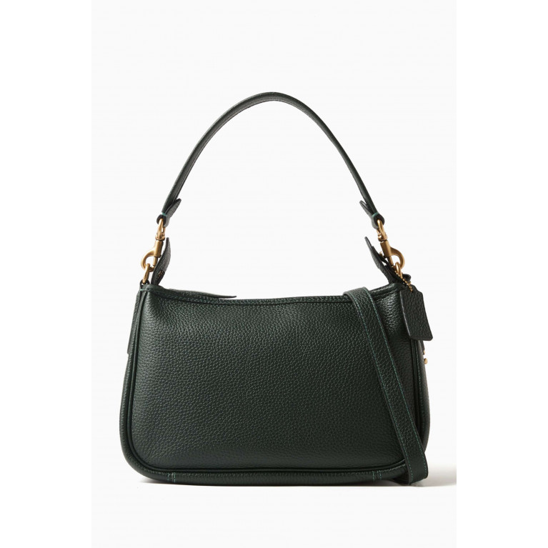 Coach - Cary Crossbody Bag in Pebbled Leather Green
