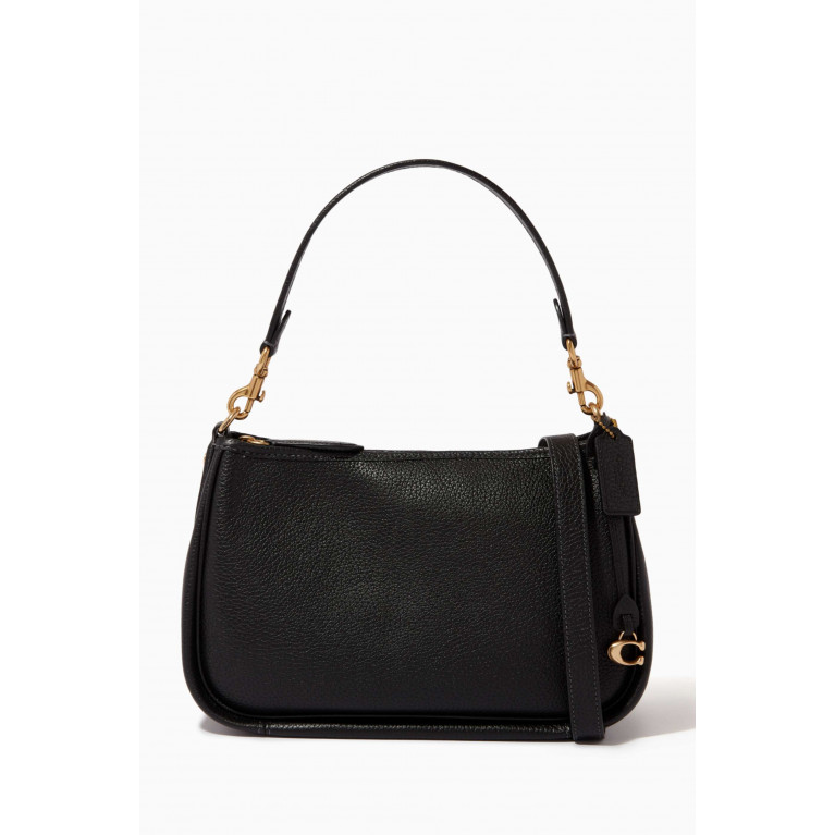 Coach - Cary Crossbody Bag in Pebbled Leather Black