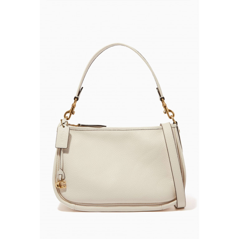 Coach - Cary Crossbody Bag in Pebbled Leather White