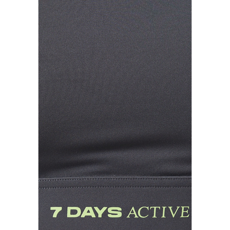 7 DAYS ACTIVE - Sanz Double-layered Bra in Stretch-nylon