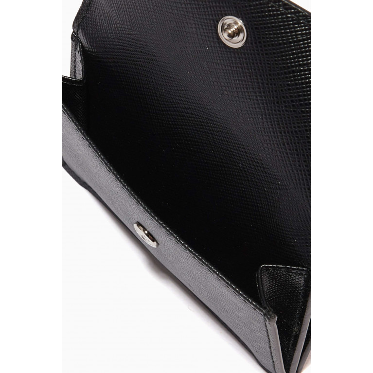 Prada - Triangle Logo Neck Wallet in Saffiano Leather