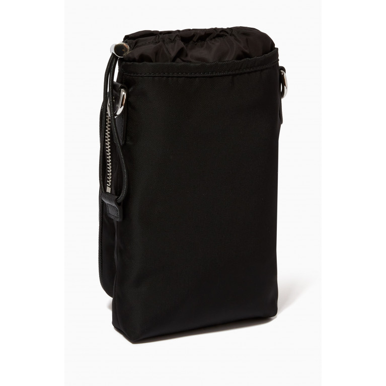 Prada - Smartphone Case Pouch in Re-nylon & Saffiano Leather