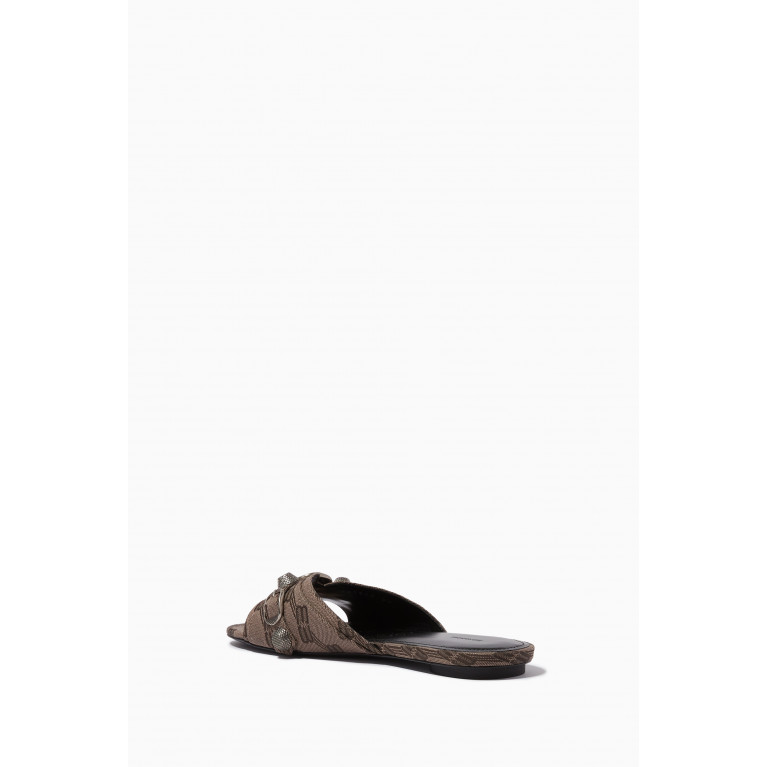 Balenciaga - Cajole BB Monogram Sandals in Jacquard
