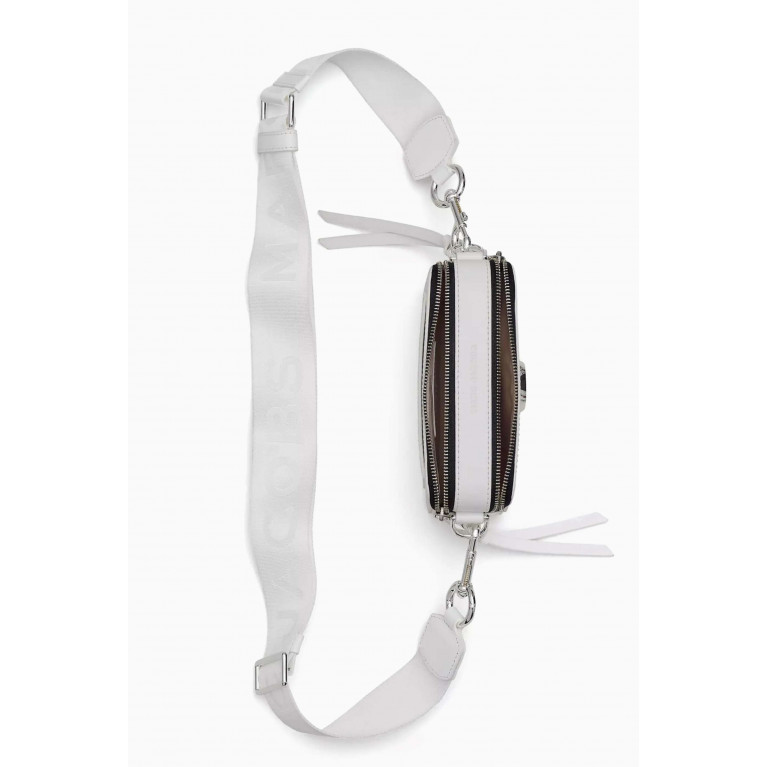 Marc Jacobs - The Snapshot DTM Camera Crossbody Bag in Leather White