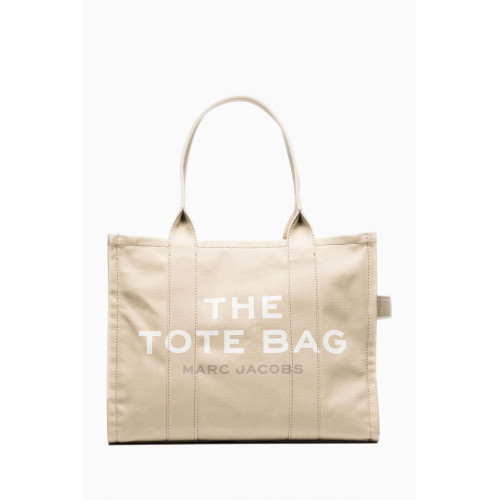 Marc Jacobs - Large The Tote Bag in Cotton Canvas Neutral