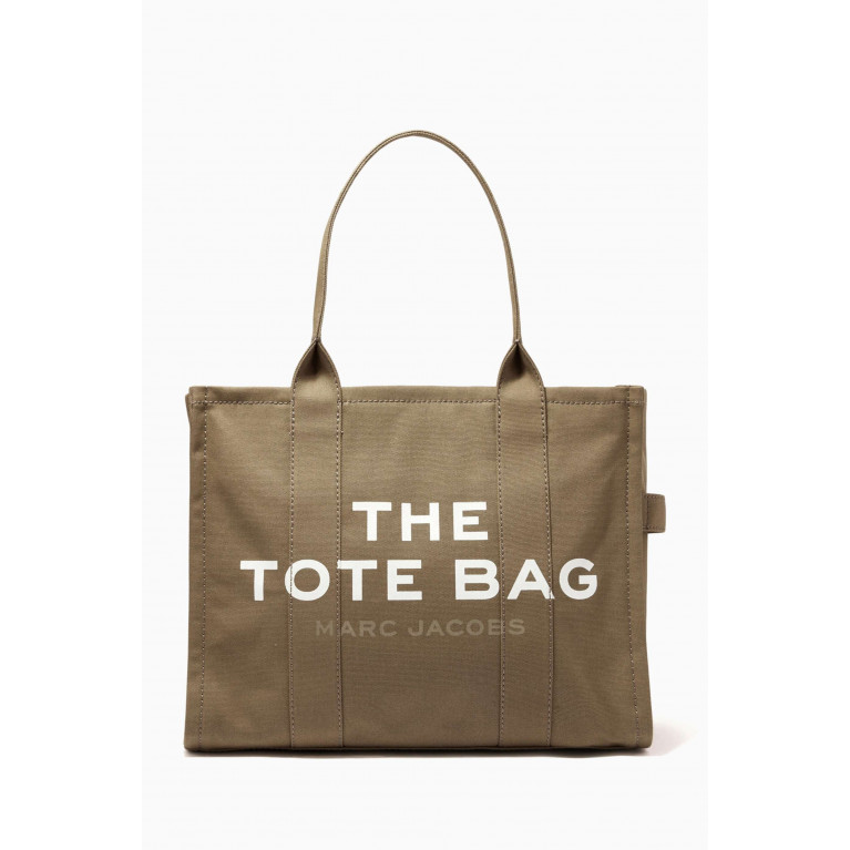 Marc Jacobs - Large The Tote Bag in Cotton Canvas Green