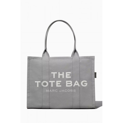 Marc Jacobs - Large The Tote Bag in Cotton Canvas Grey