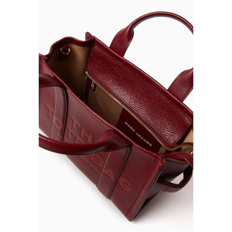 Marc Jacobs - The Small Tote Bag in Leather Burgundy