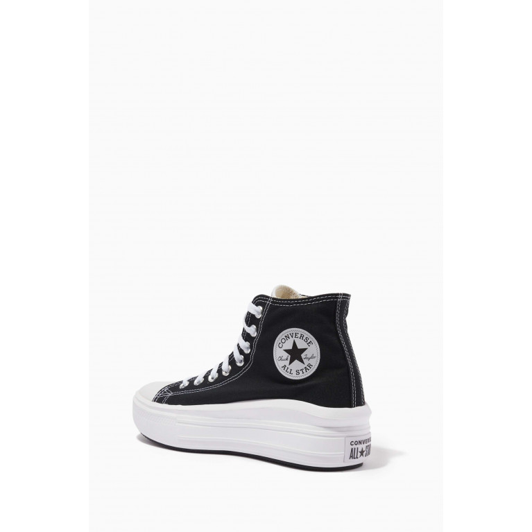 Converse - All Star Move High Top Platform Sneakers in Canvas