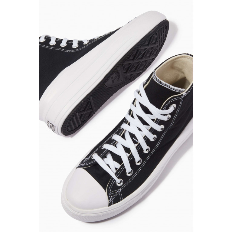 Converse - All Star Move High Top Platform Sneakers in Canvas