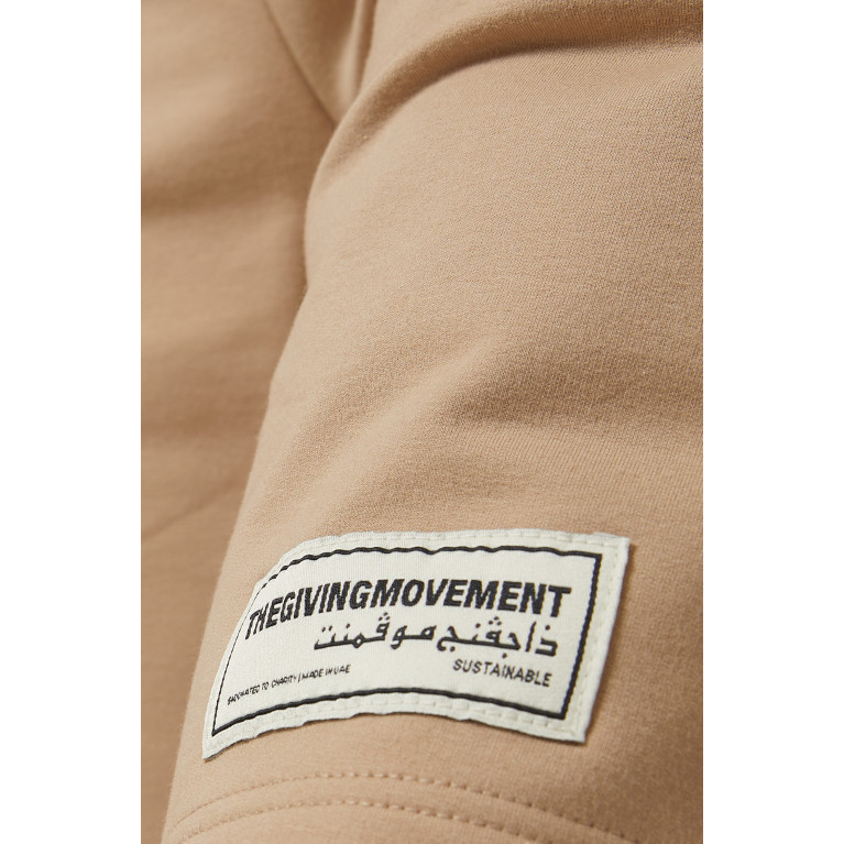 The Giving Movement - Lounge Shorts in Organic Cotton Brown