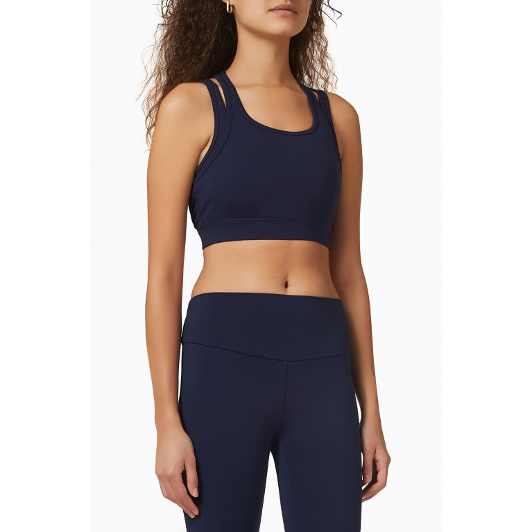 The Giving Movement - Softskin Double Layer Sports Bra Blue