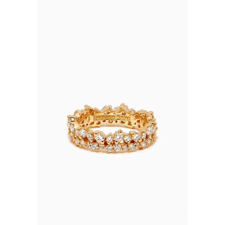 Suzanne Kalan - Diamond Ring in 18kt Yellow Gold