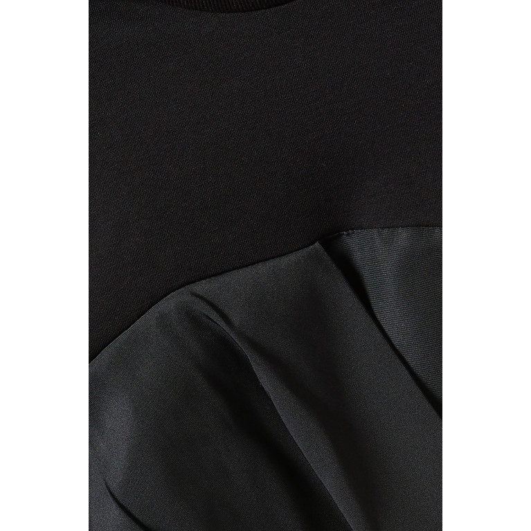 Alexander McQueen - Hybrid Drape T-shirt in Cotton