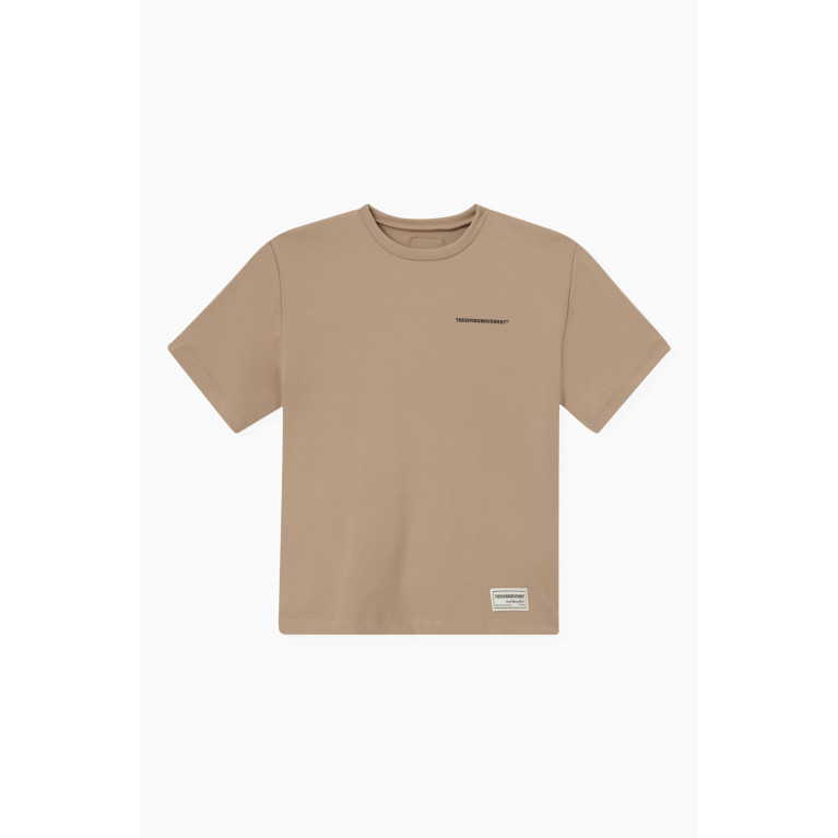 The Giving Movement - Oversized T-shirt in Recycled Blend Neutral