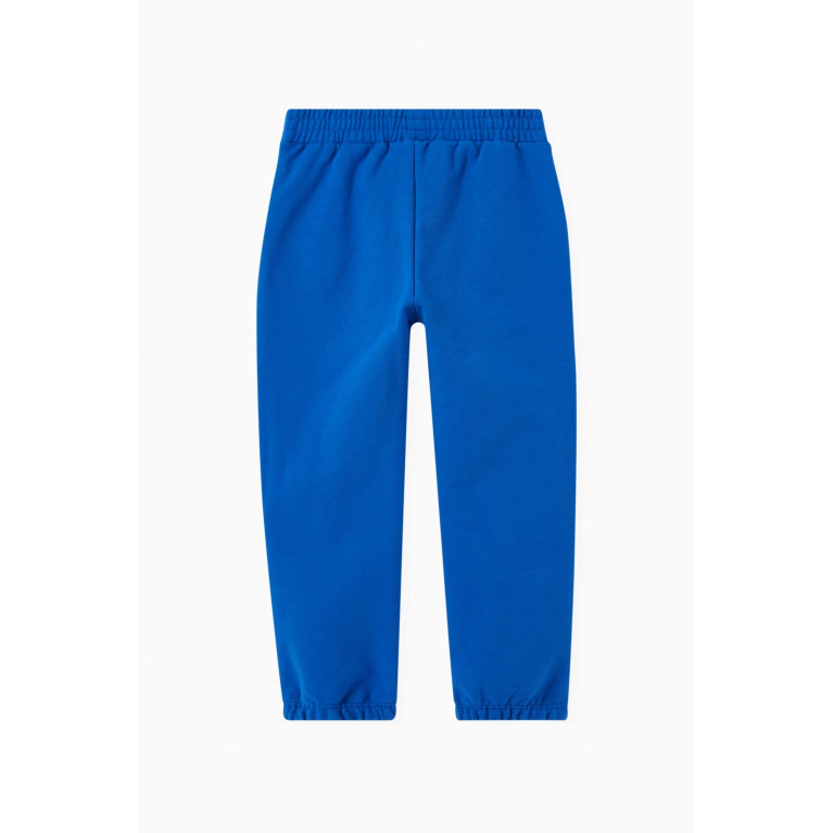 The Giving Movement - Logo Sweatpants in Organic Cotton Blue