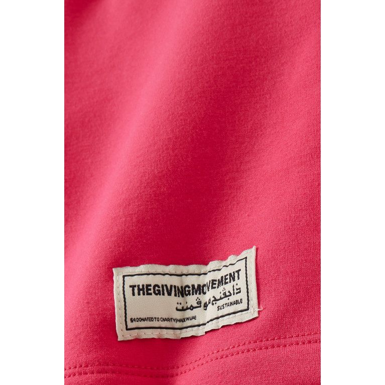 The Giving Movement - Logo Lounge Shorts in Organic Cotton