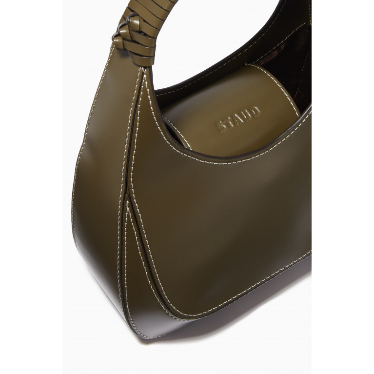 Staud - Mick Top Handle Bag in Leather Green