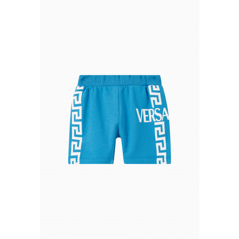 Versace - Greca Logo Shorts in Cotton