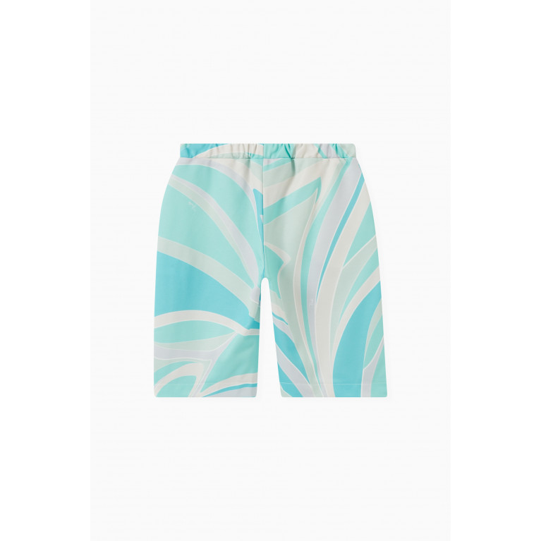 Emilio Pucci - Lily Print Bermuda Shorts in Recycled Tech-fleece