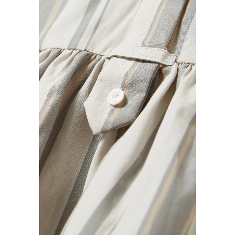 Shona Joy - Laurent Wide-cuff Mini Shirt Dress in Cotton-poplin