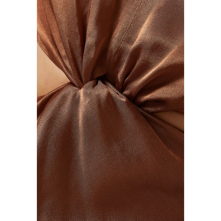 Shona Joy - Felicity Cut-out Midi Dress in EcoVero-viscose