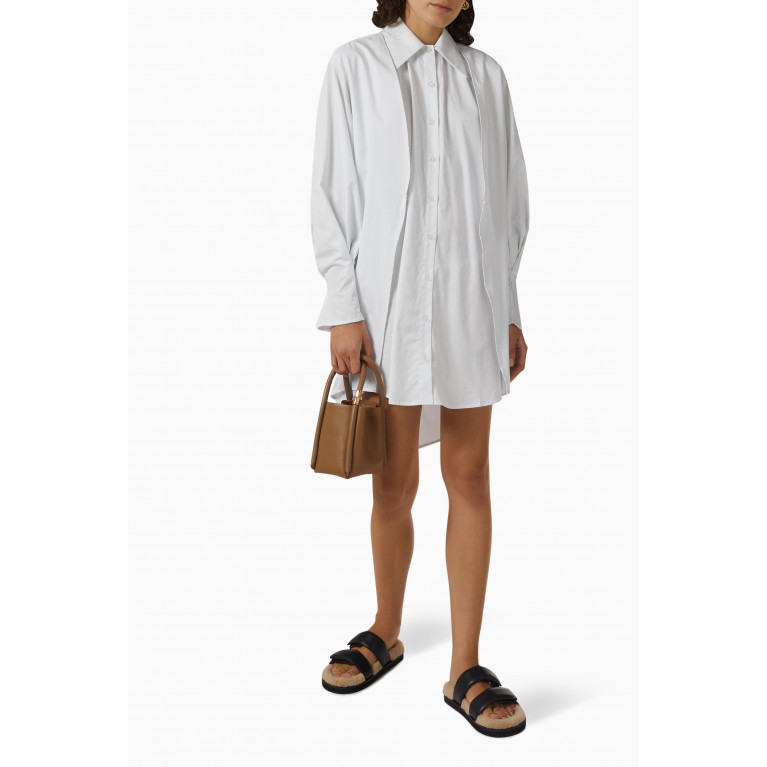 Elleme - Mini Shirt Dress in Cotton