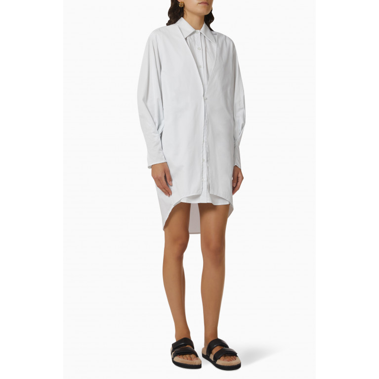 Elleme - Mini Shirt Dress in Cotton