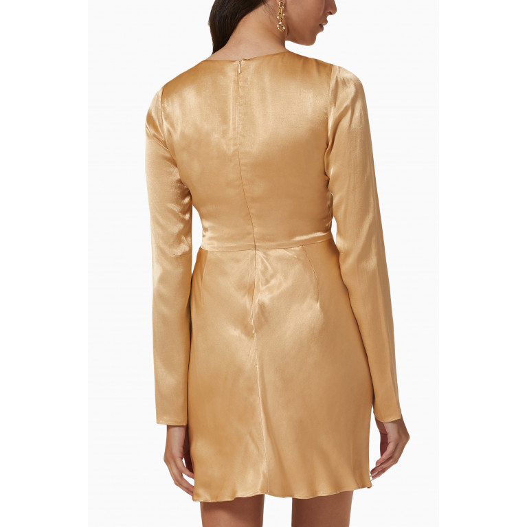 Shona Joy - Felicity Cut-out Front Mini Dress in Ecovero™
