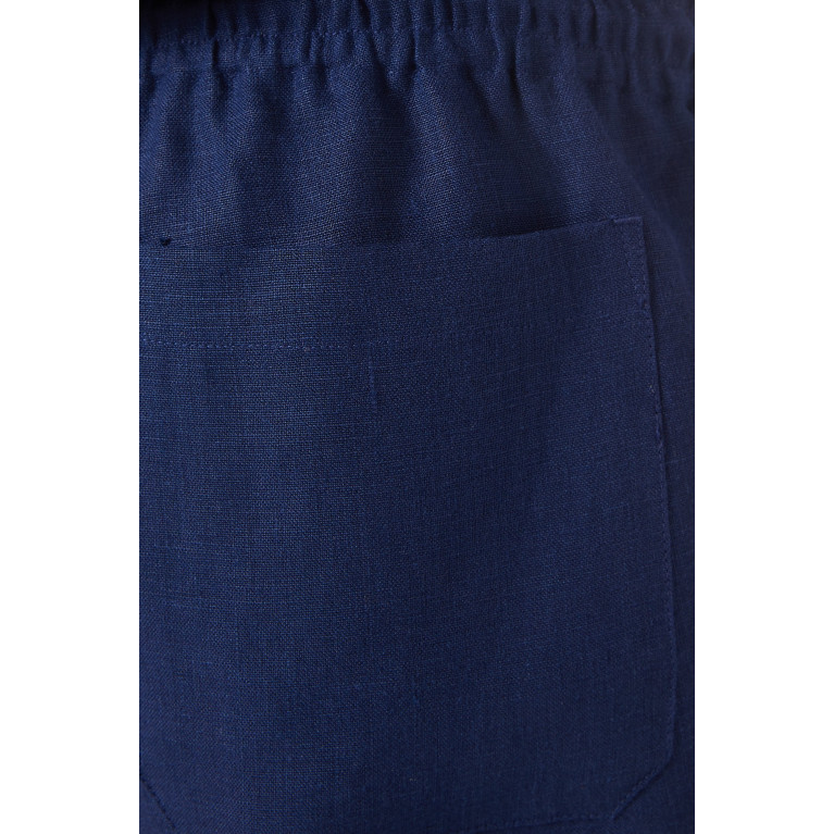 SMR Days - Hiri Shorts in Linen Blue