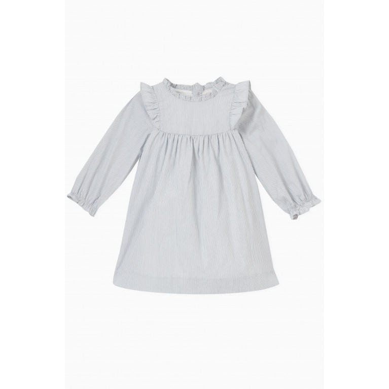 Bonpoint - Ruched-sleeves Dress in Cotton