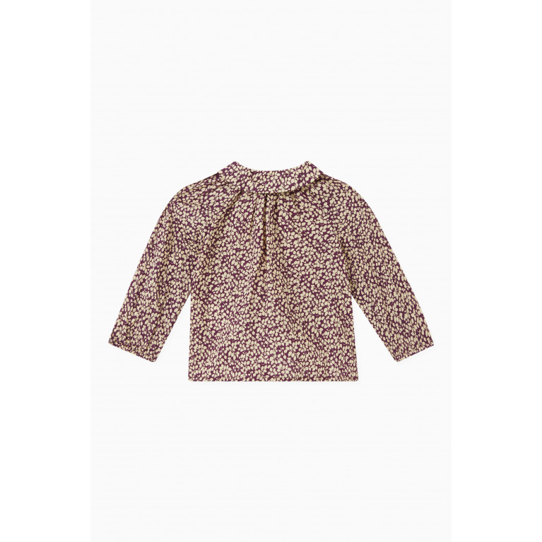 Bonpoint - Domino Floral Blouse in Organic-cotton