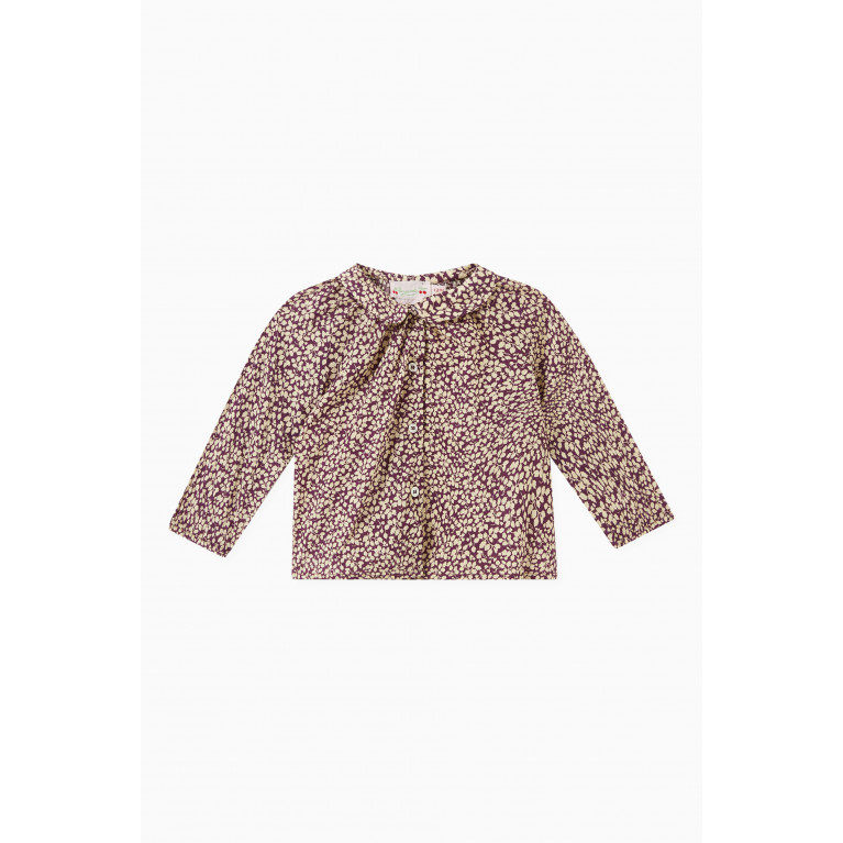 Bonpoint - Domino Floral Blouse in Organic-cotton