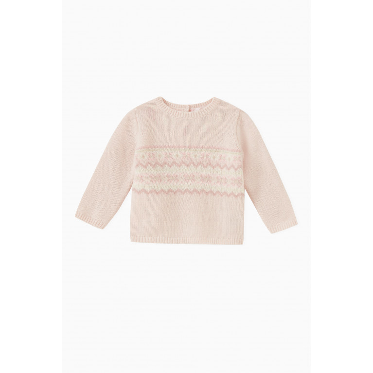 Bonpoint - Striped Knitted Top in Wool