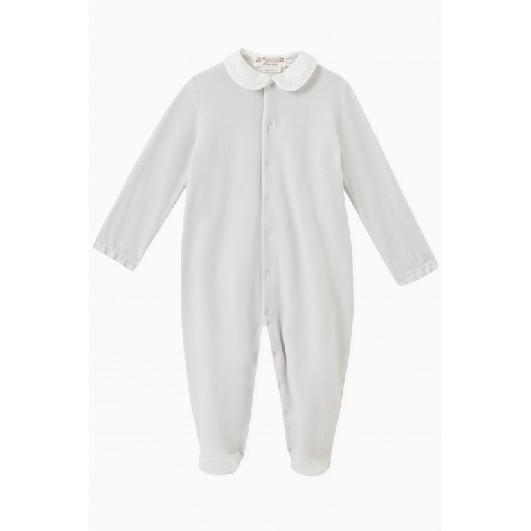 Bonpoint - Plain Sleepsuit in Cotton