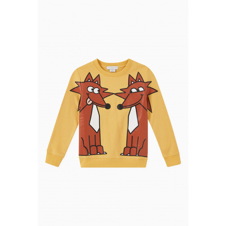 Stella McCartney - Fox Print Sweatshirt in Cotton