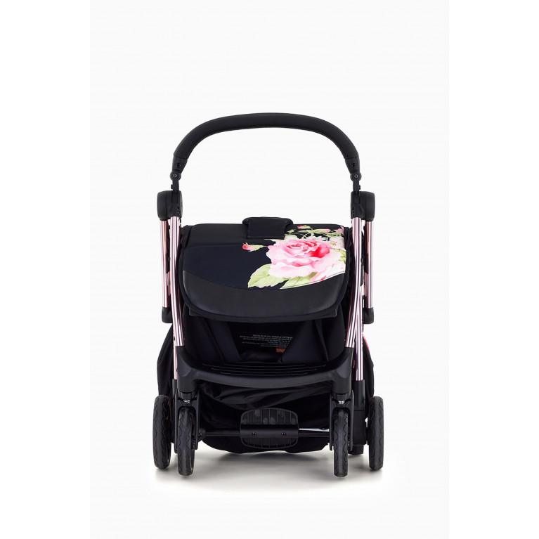 Monnalisa - Influencer Roses Stroller Black